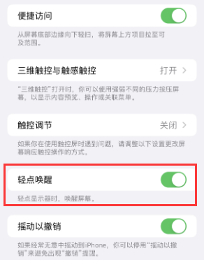 海南藏族苹果授权维修站分享iPhone轻点无法唤醒怎么办 