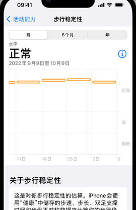 海南藏族iPhone手机维修如何在iPhone开启'步行稳定性通知'