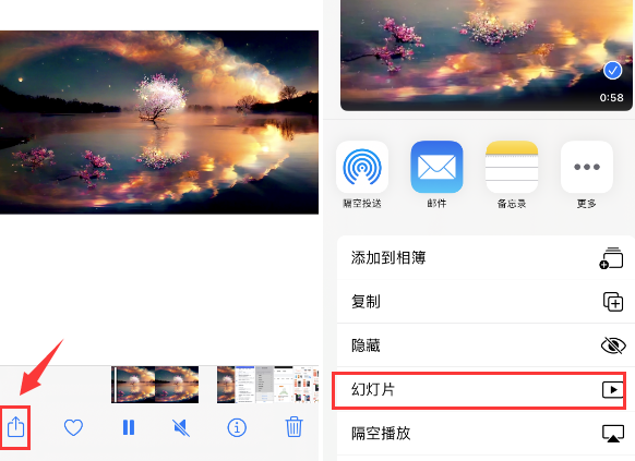 海南藏族苹果14维修店分享iPhone14相册视频如何循环播放 