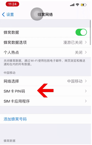 海南藏族苹果14维修网分享如何给iPhone14的SIM卡设置密码 